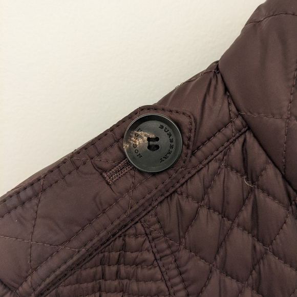 BURBERRY Coat, SM, 4, 36, Purple - Picture 3 of 9